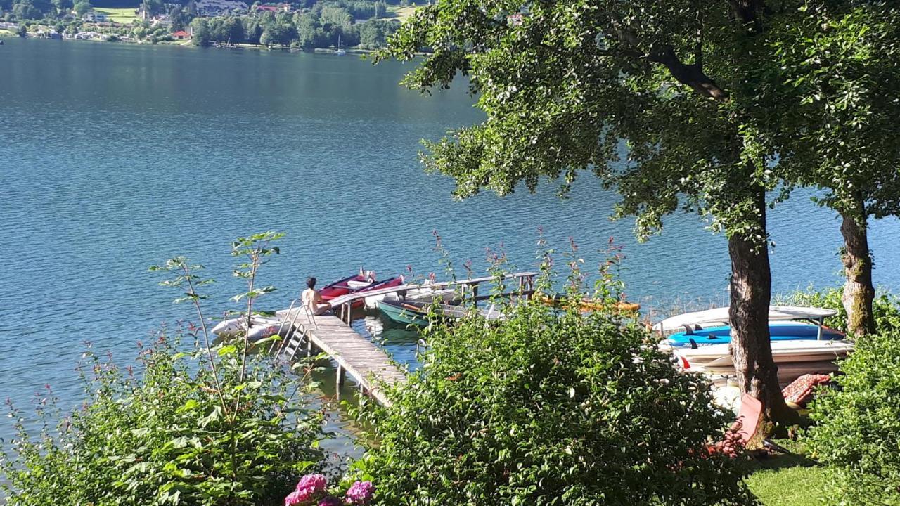 Anna Seeblick Appartement, Haus Haensel&Gretel Am Ossiachersee Mit Direktem Seezugang, Hallenbad Bodensdorf Exteriér fotografie