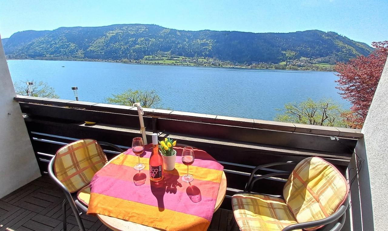 Anna Seeblick Appartement, Haus Haensel&Gretel Am Ossiachersee Mit Direktem Seezugang, Hallenbad Bodensdorf Exteriér fotografie