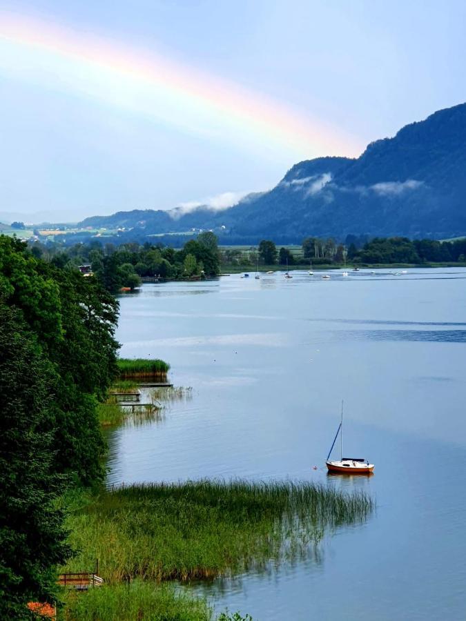 Anna Seeblick Appartement, Haus Haensel&Gretel Am Ossiachersee Mit Direktem Seezugang, Hallenbad Bodensdorf Exteriér fotografie