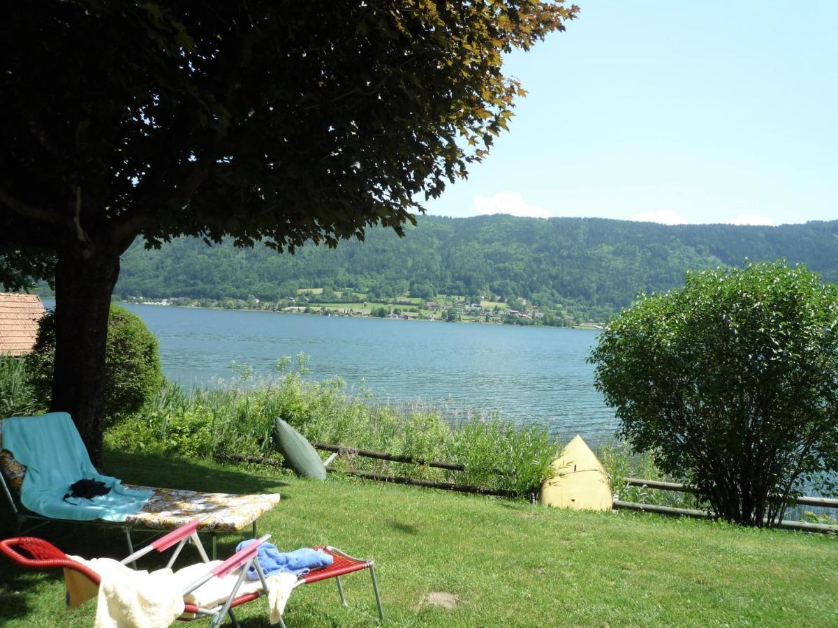 Anna Seeblick Appartement, Haus Haensel&Gretel Am Ossiachersee Mit Direktem Seezugang, Hallenbad Bodensdorf Exteriér fotografie