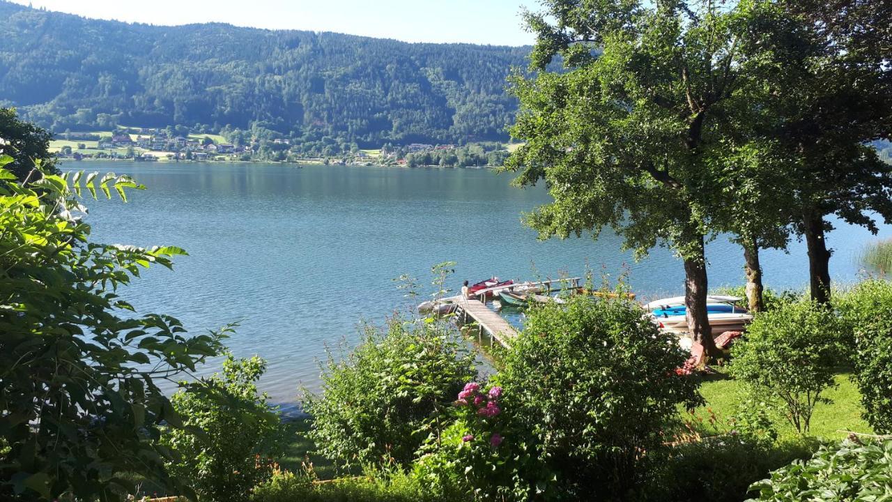 Anna Seeblick Appartement, Haus Haensel&Gretel Am Ossiachersee Mit Direktem Seezugang, Hallenbad Bodensdorf Exteriér fotografie
